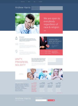 American Politician WordPress Theme
