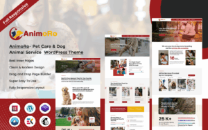 Animoro - Pet Care & Dog Animal Service WordPress Theme