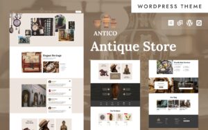 Antico - Antique Collectibles And Curiosities Woocommerce WordPress Elementor Theme WordPress Theme