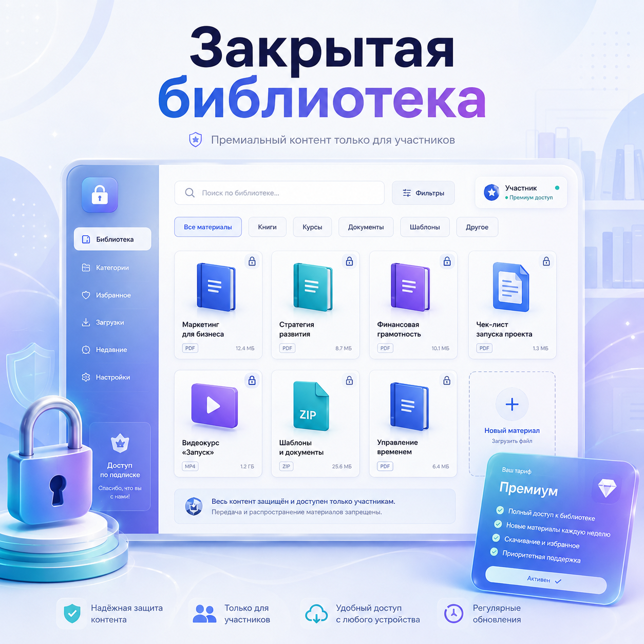 Закрытая библиотека Закрытая библиотека