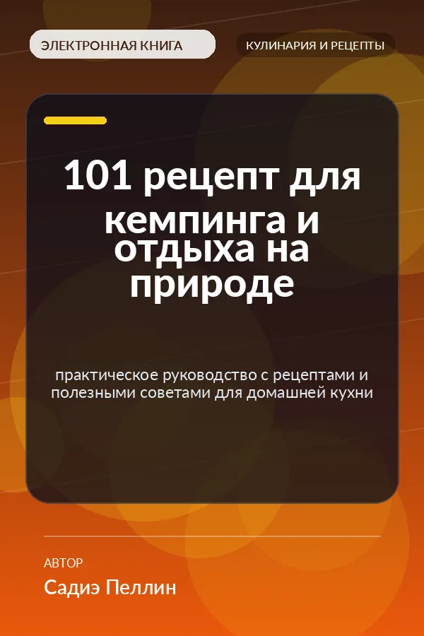 101 рецепт для кемпинга и отдыха на природе — практическое руководство с рецептами и полезными советами для домашней кухни