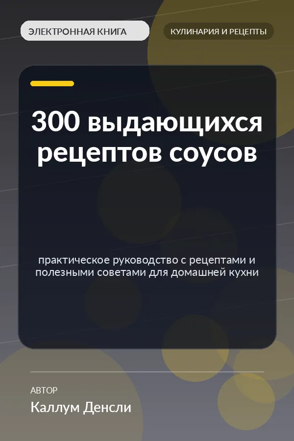 300 выдающихся рецептов соусов — практическое руководство с рецептами и полезными советами для домашней кухни