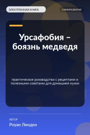 Урсафобия – боязнь медведя — практическое руководство с рецептами и полезными советами для домашней кухни Урсафобия – боязнь медведя — практическое руководство с рецептами и полезными советами для домашней кухни